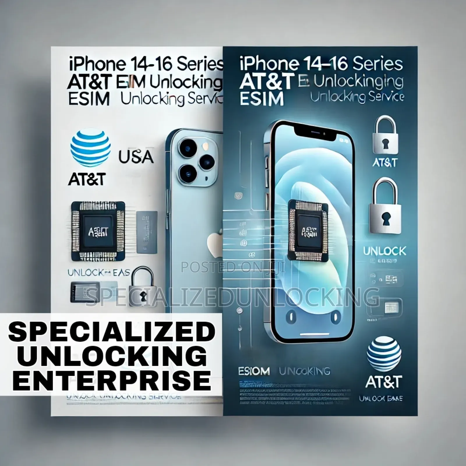 All at T iPhones Esim Unlocking Permanently