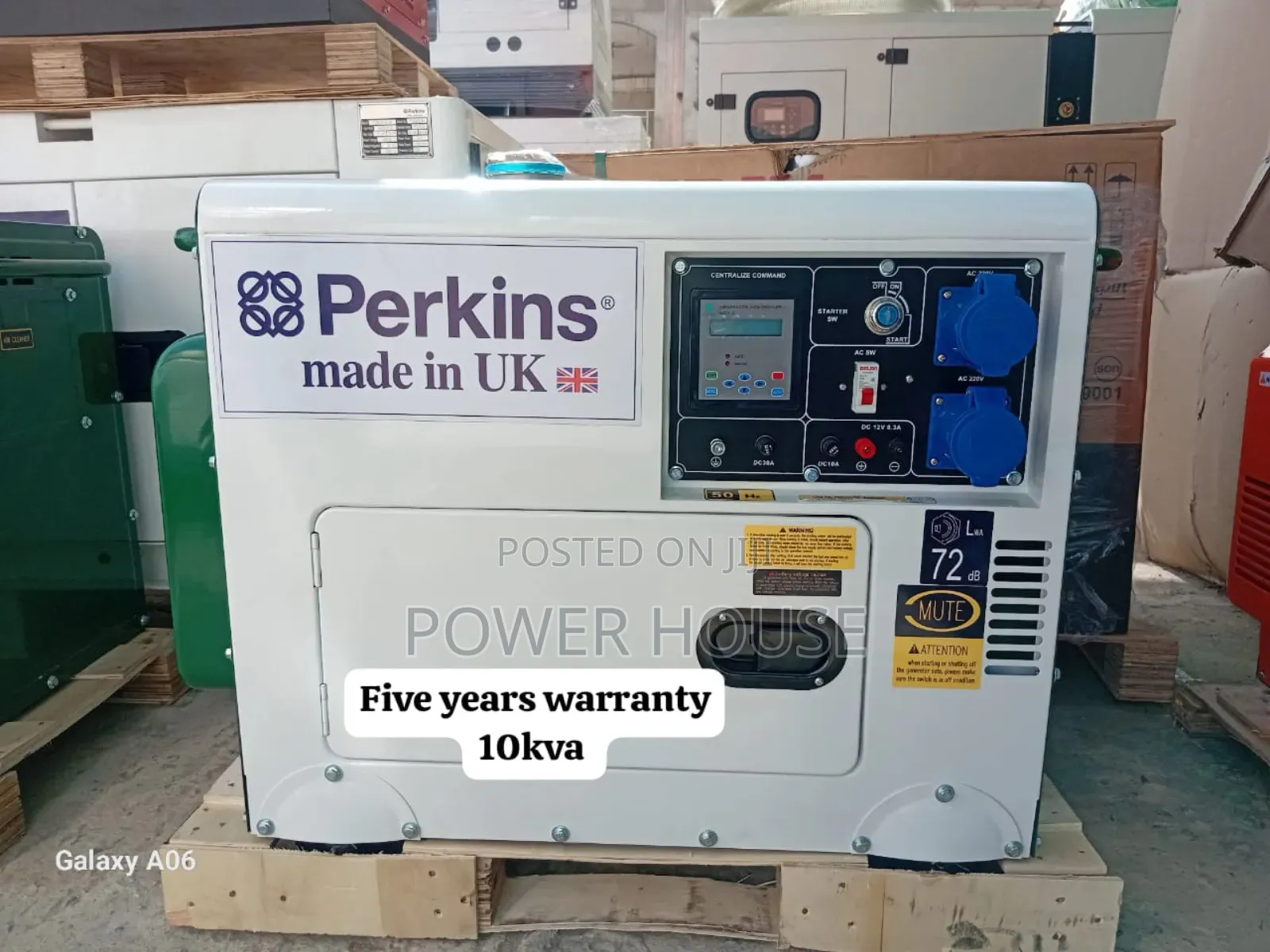Low Emission Perkins 10kva Diesel
