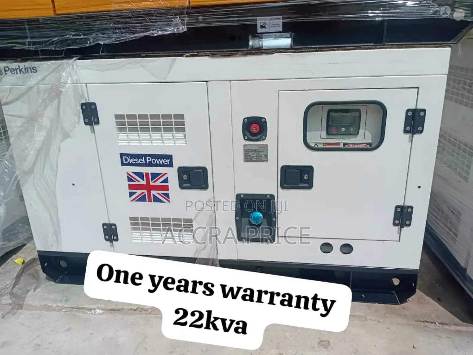 Reliable Power 22kva Perkins Diesel Generator