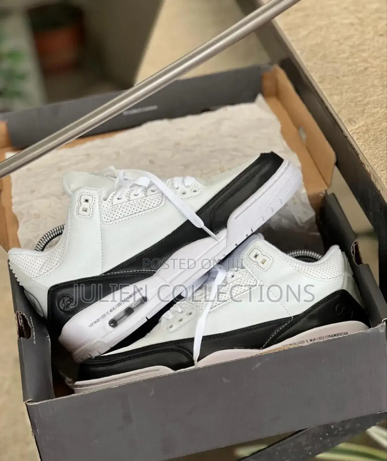 Jordan 3 Retro Fragment Black and White