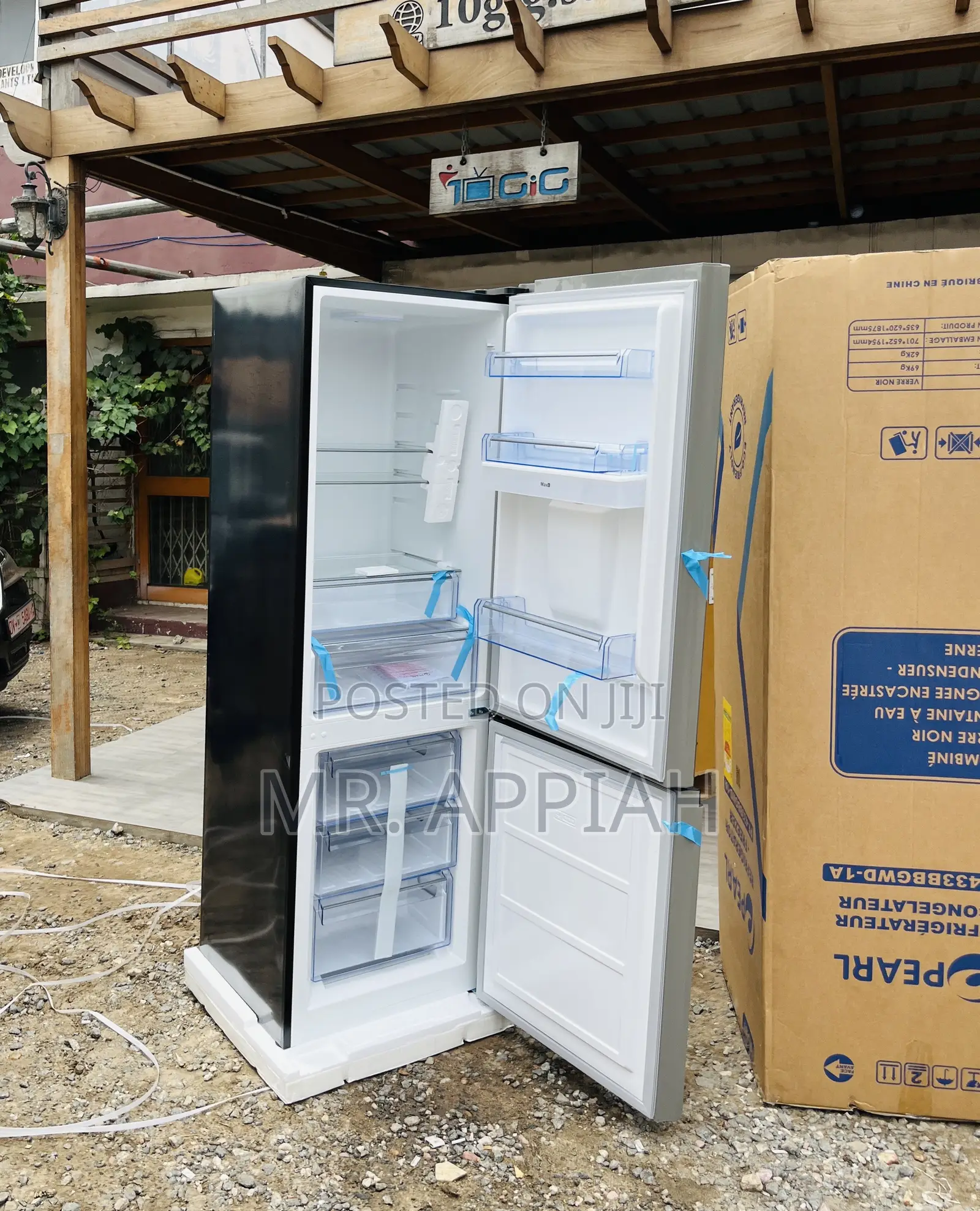 Convenient Pearl Pf —433 BBG ,309l 2 Door Fridge(Mirror)