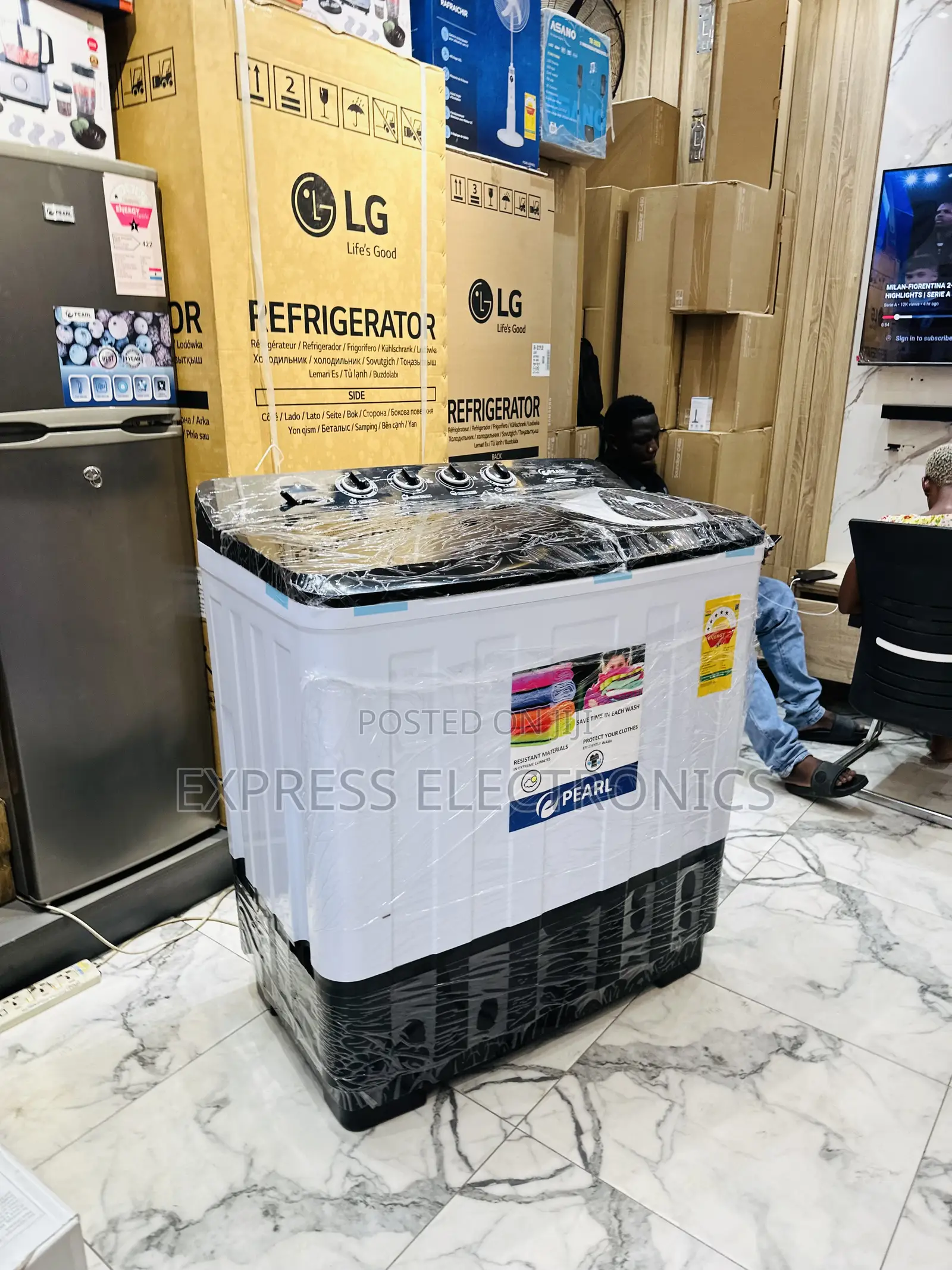 Best Buy for Less Pearl Washing Machine 18kg