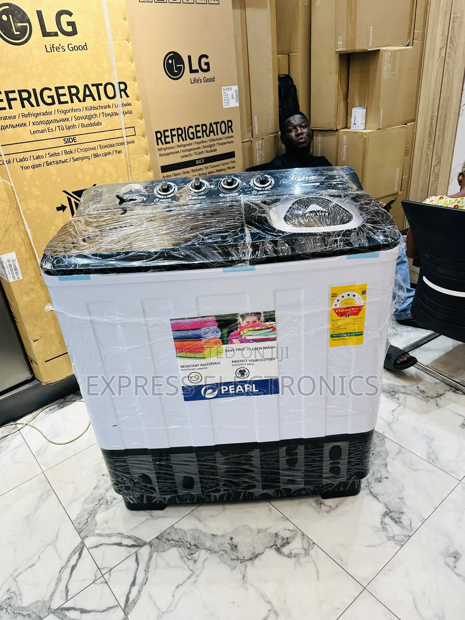 Washing Machine 18kg Topload Pearl Semi Automatic