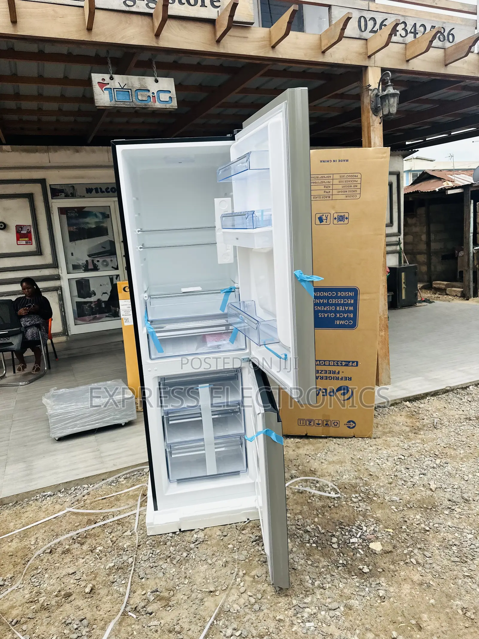 Hot Cake on Pearl Pf-433 Double Door Fridge