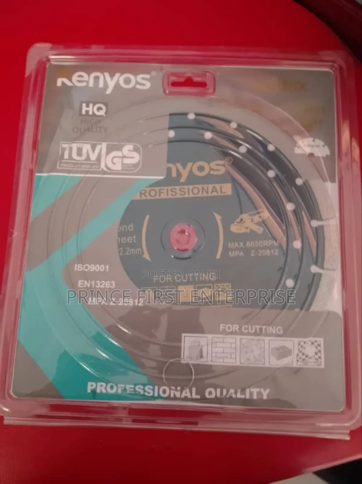 9 Inc Concrete Cutting Disc (Kenyos)