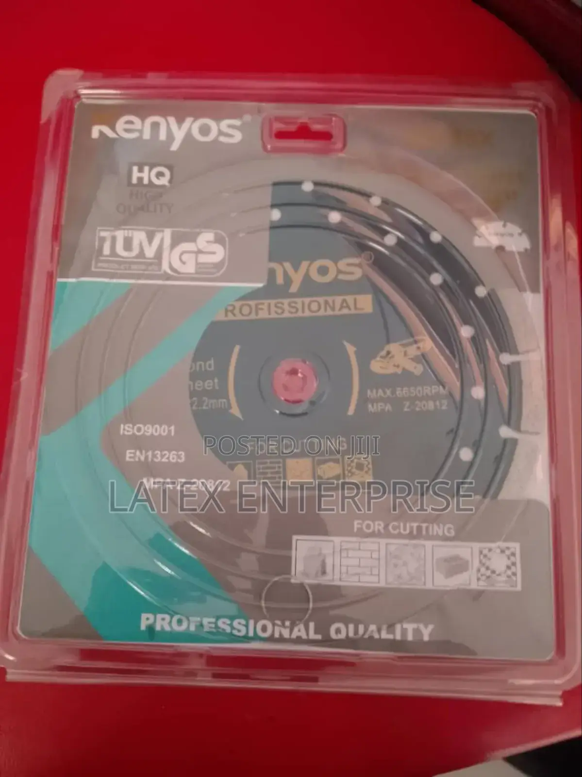9 Inc Concrete Cutting Disc (Kenyos)