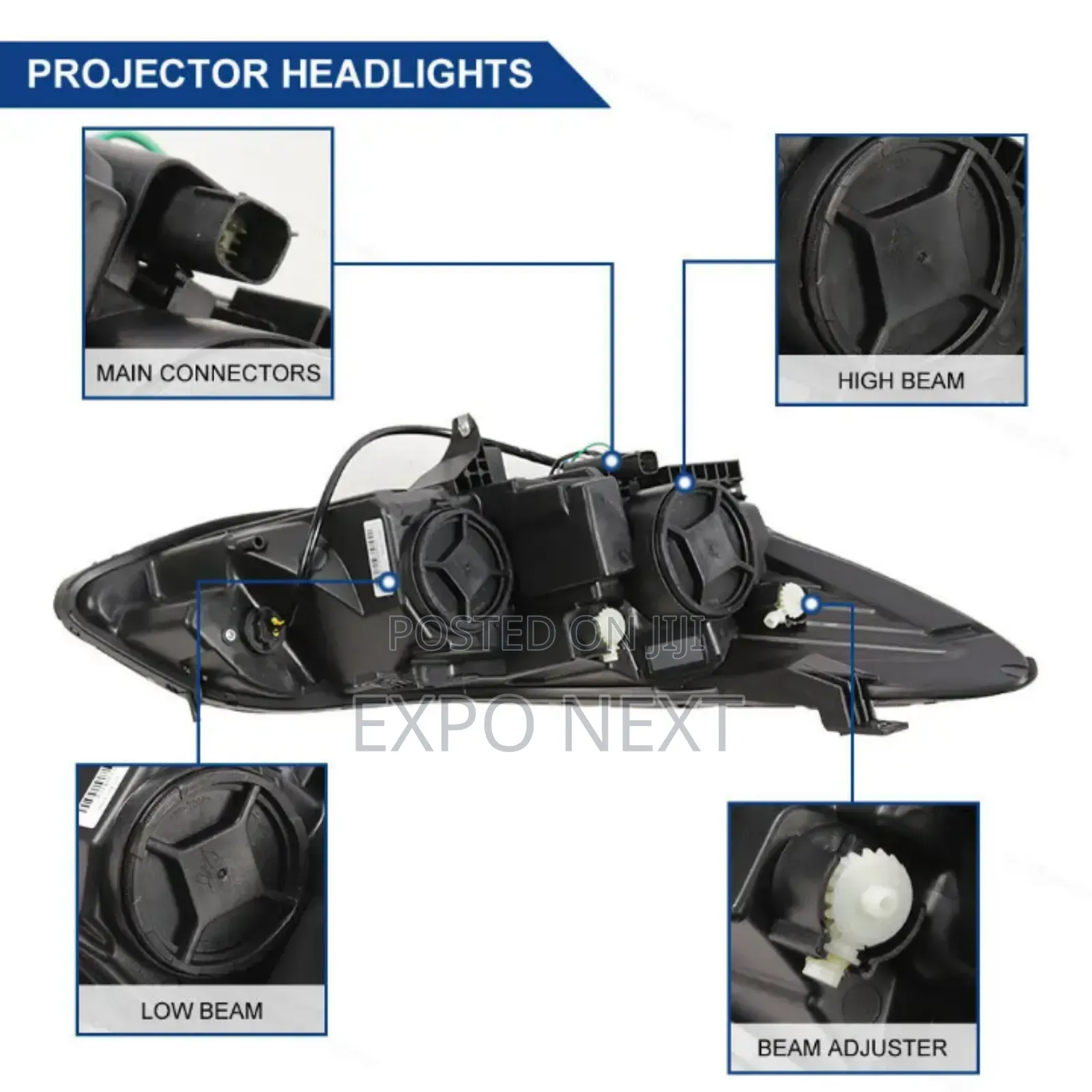 Chevrolet Cruze Head Light Pair 2014-2018
