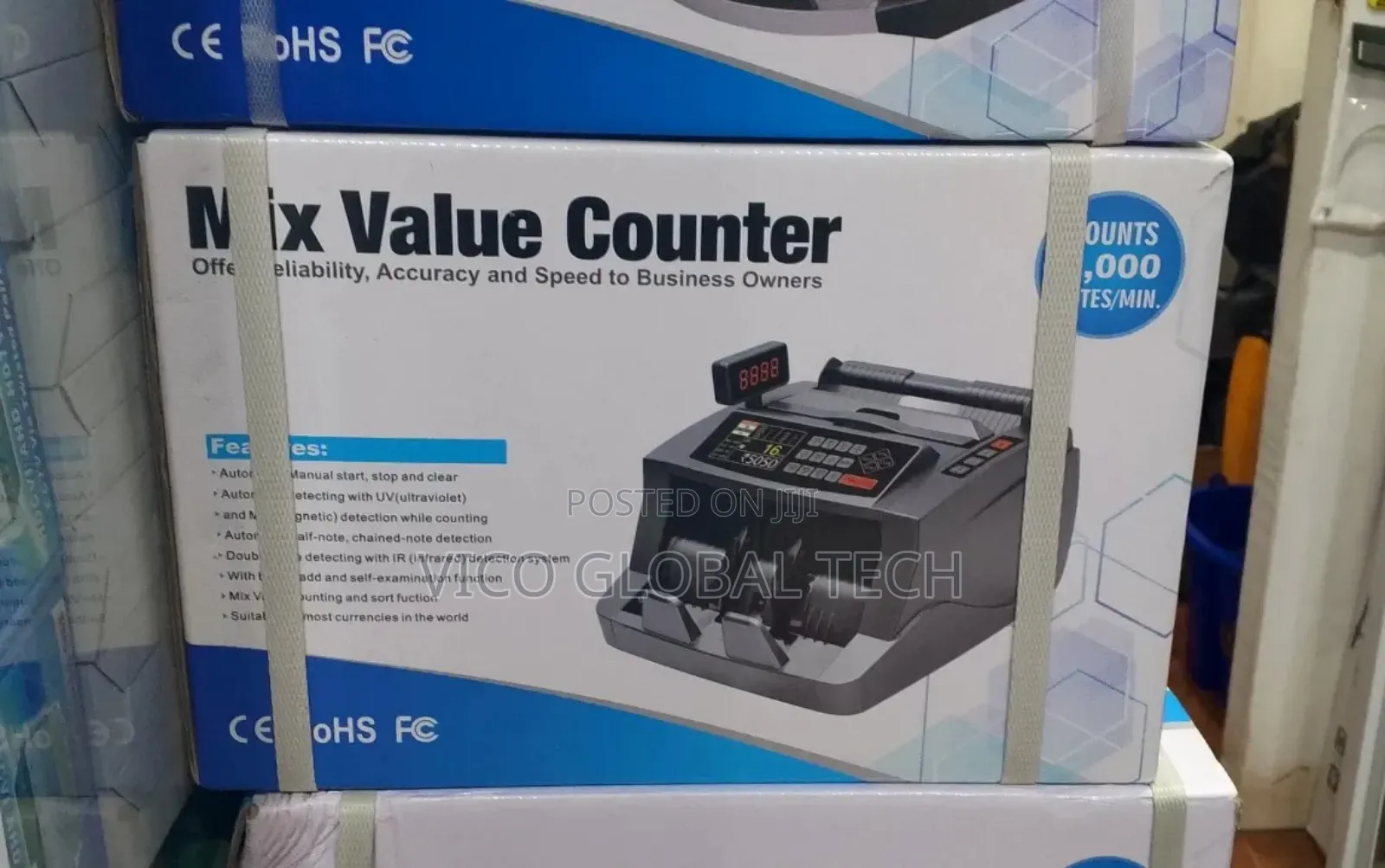 Mx-5500t Value Counter, Money Counting Machine