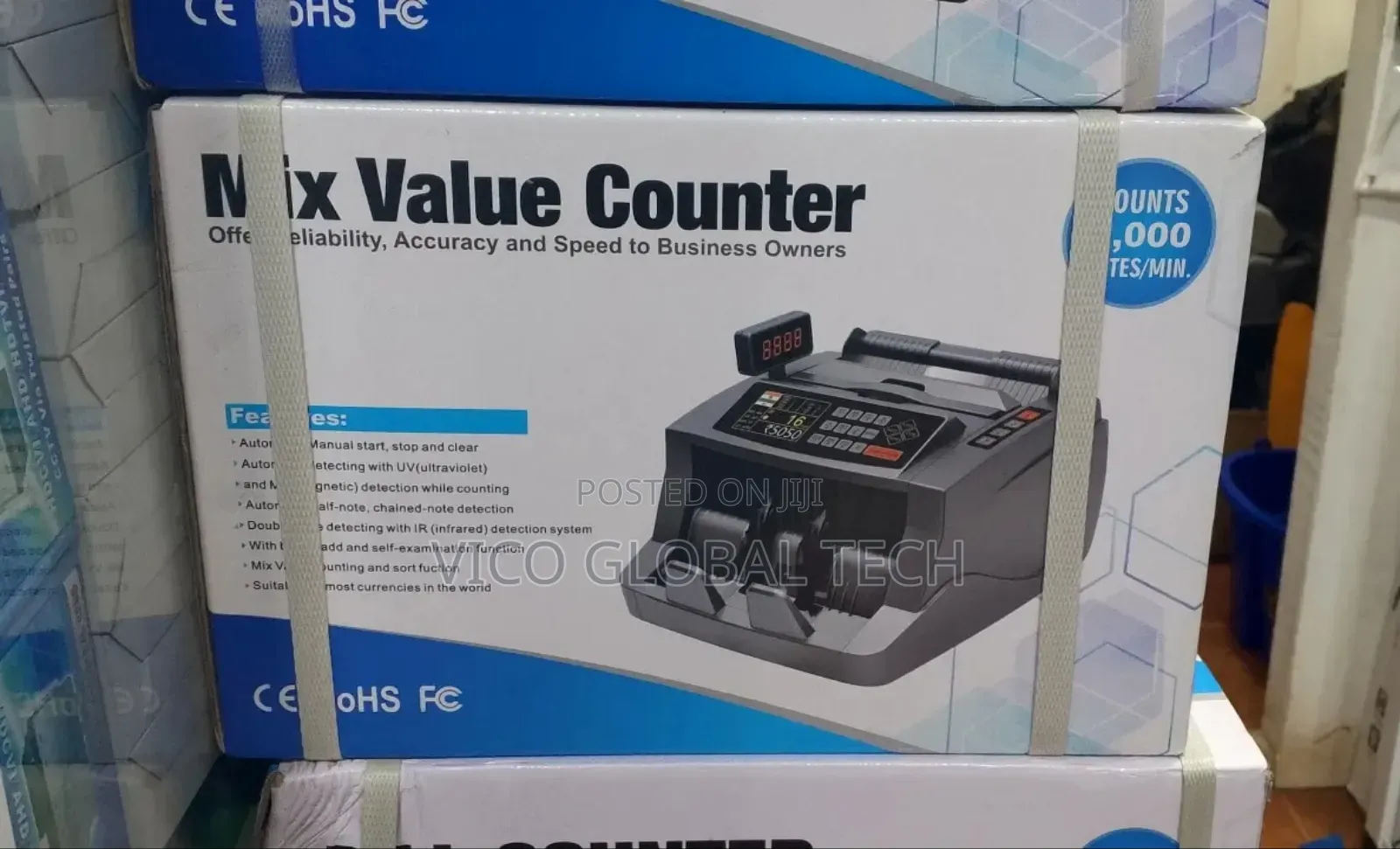 Mx-5500t Value Counter, Money Counting Machine