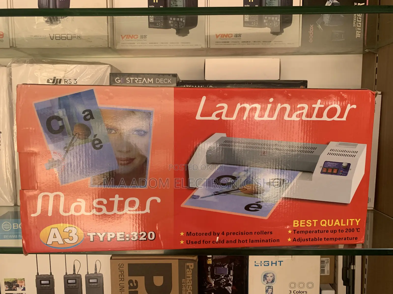 A3/4 Master Fast Hot Cool Laminating Machine