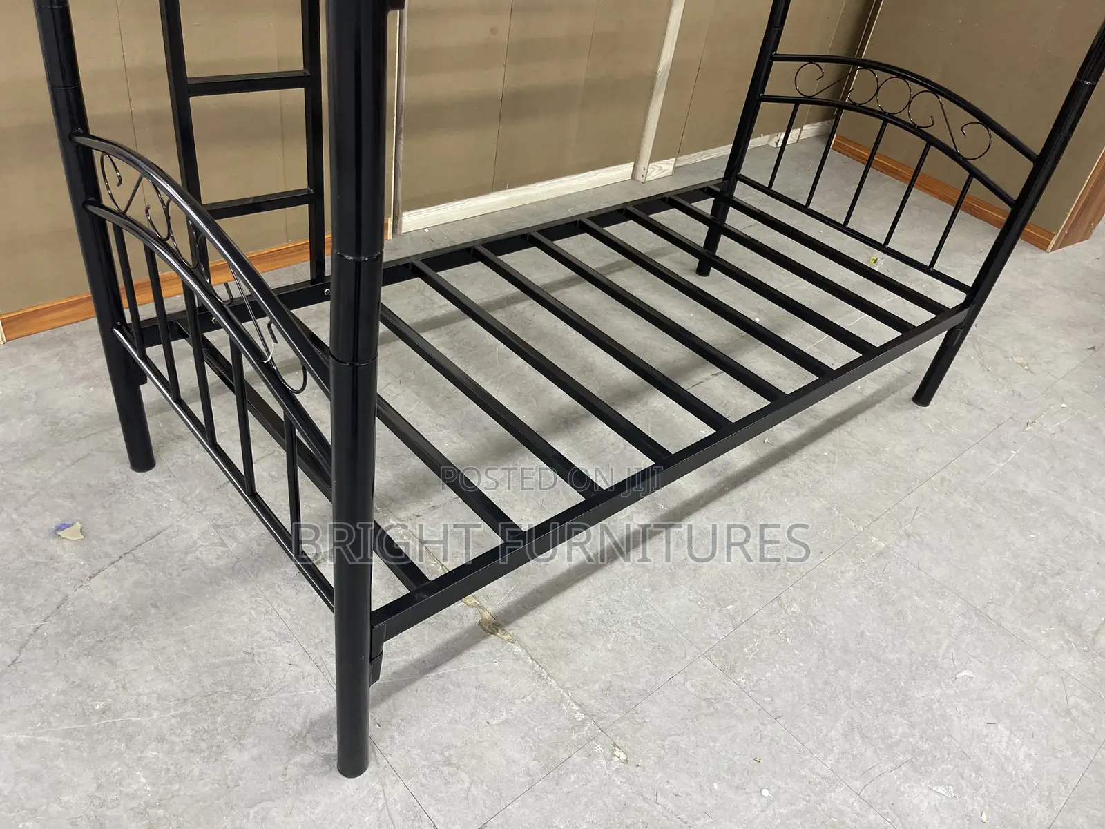 Quality Foreign Metallic One and Half Double Bunk Bed