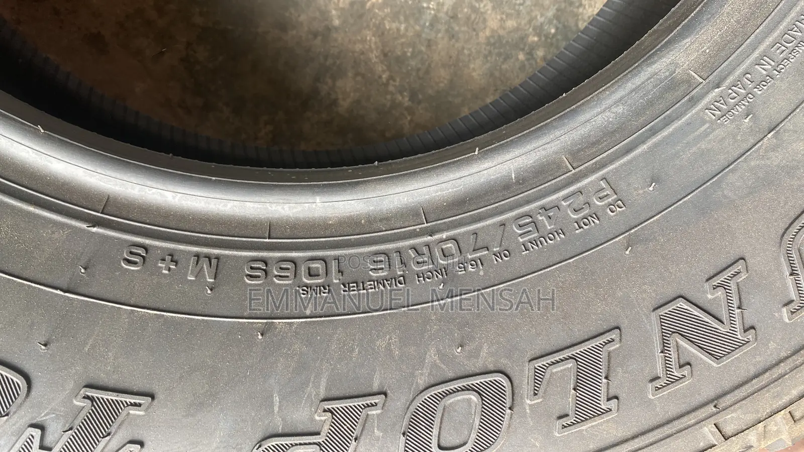 245/70r16 Dunlop Grandtrek Tg35 106s