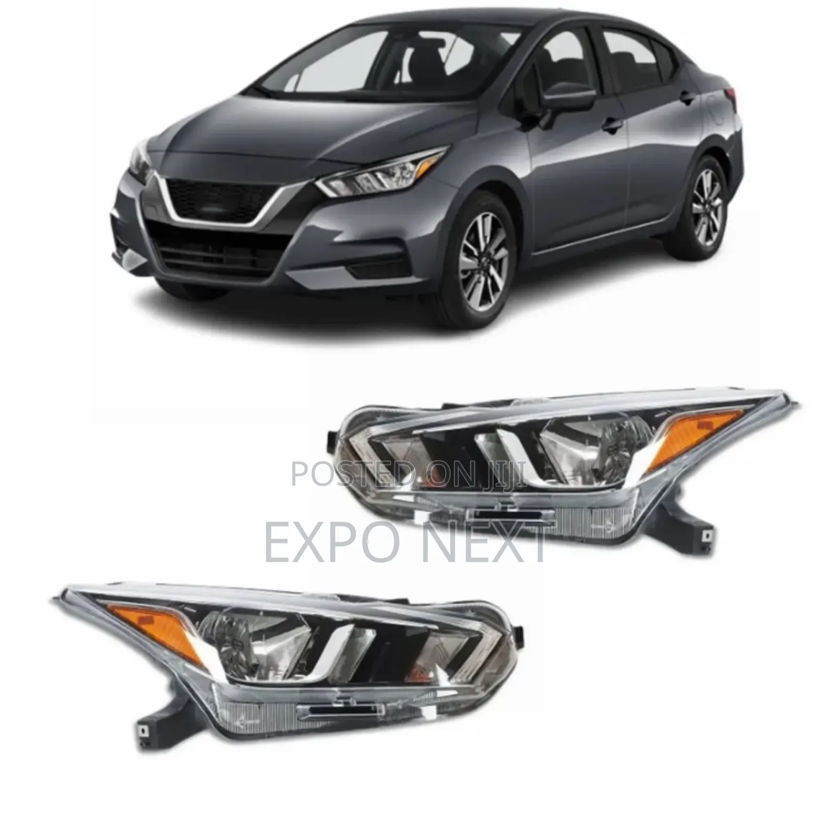 Halogen Headlight for Nissan Versa 2020-2024