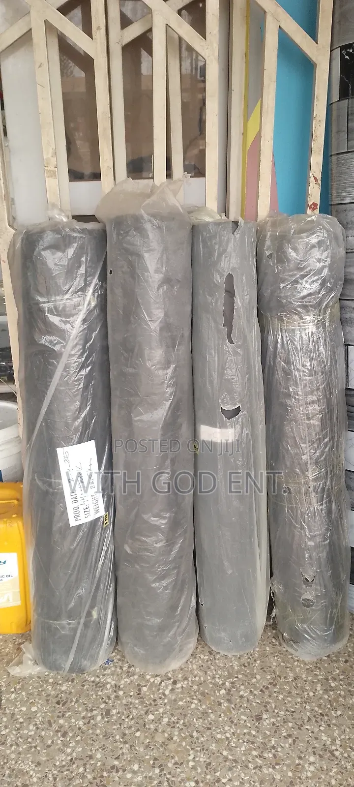 Black Concrete Rubber, Stickers Carpet Available for Sale.
