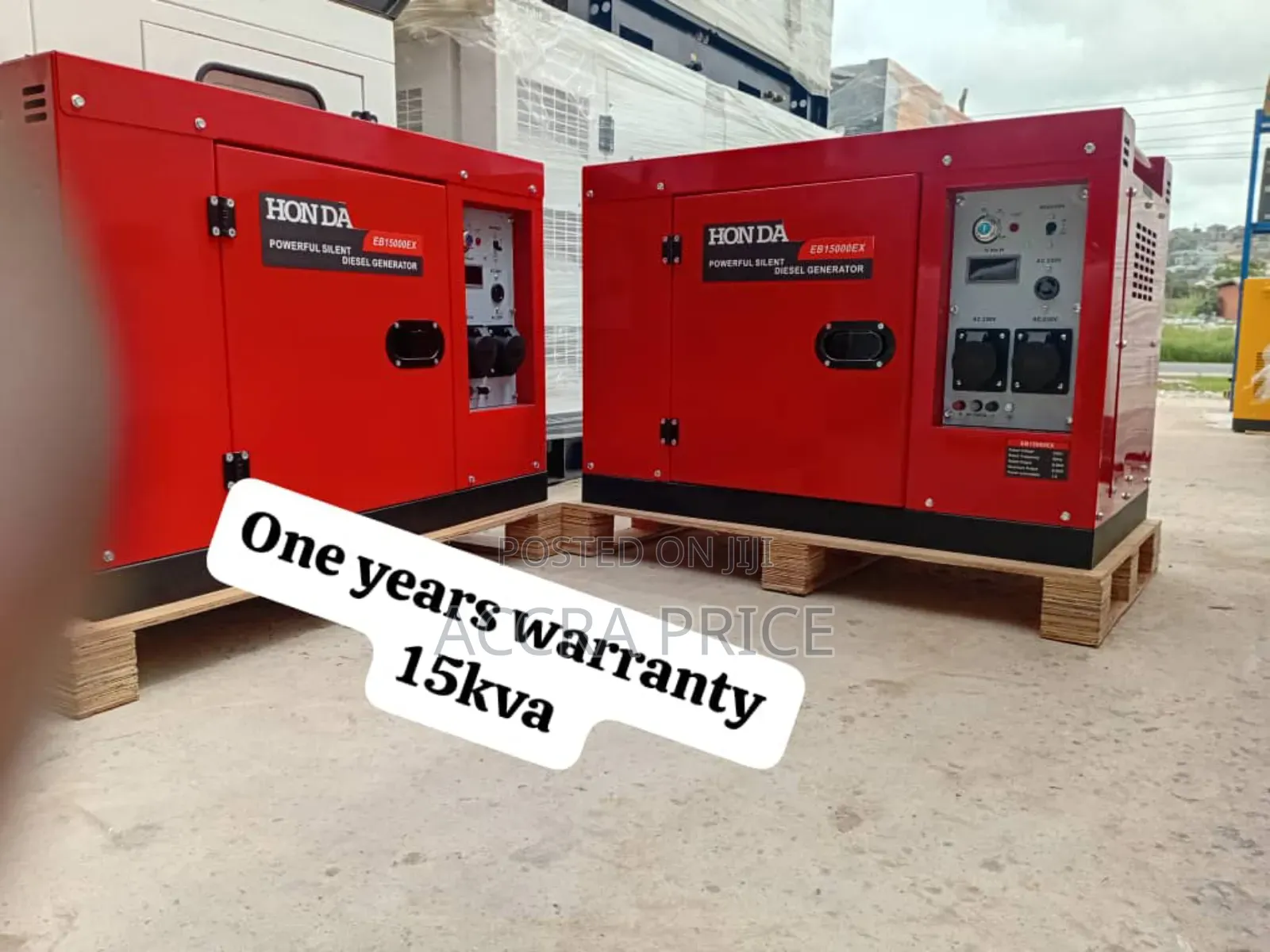 Honda Powercore 15kva Diesel Gen Japan 10kva Remote Control