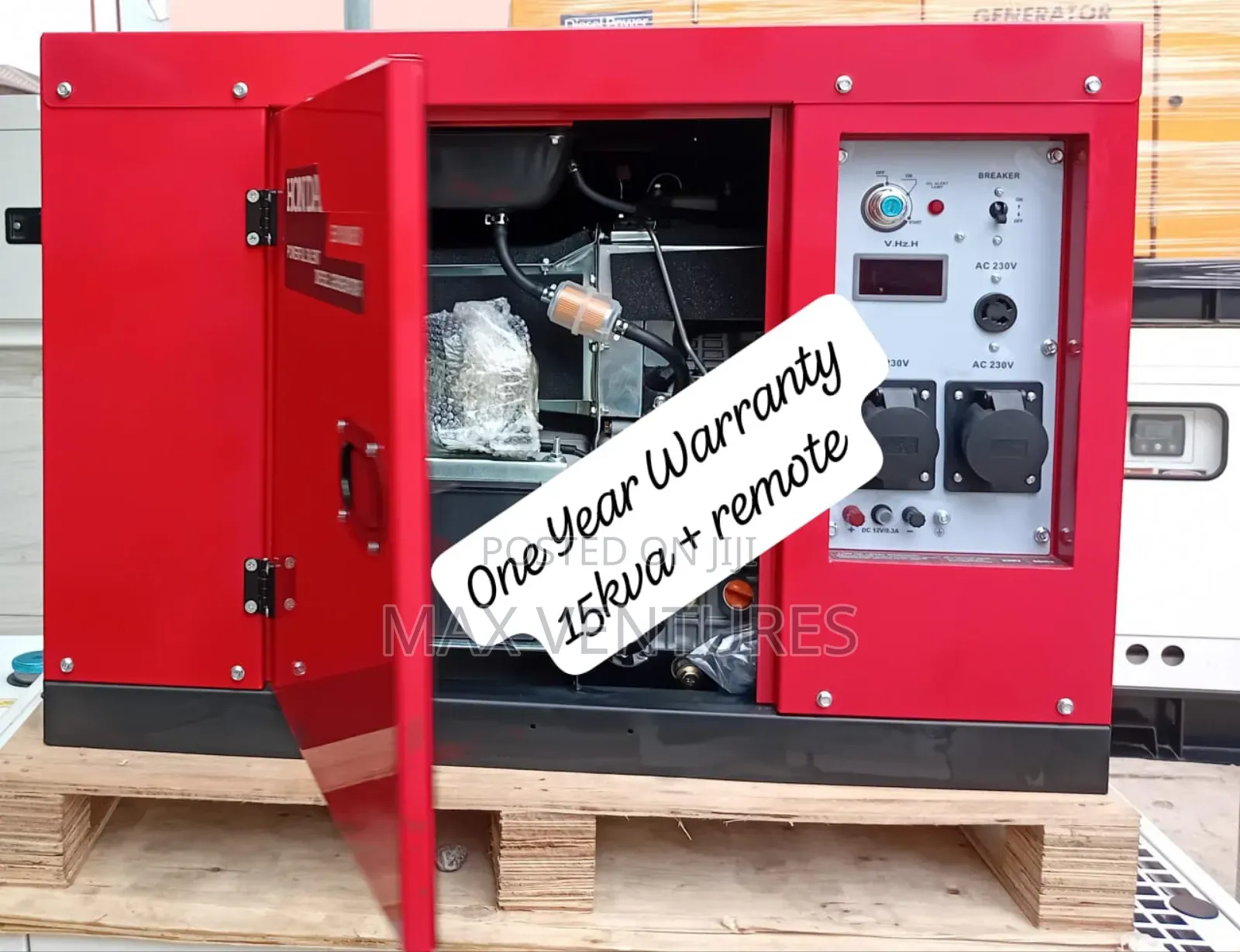 Honda 15kva Diesel Powered Generator Gen Master