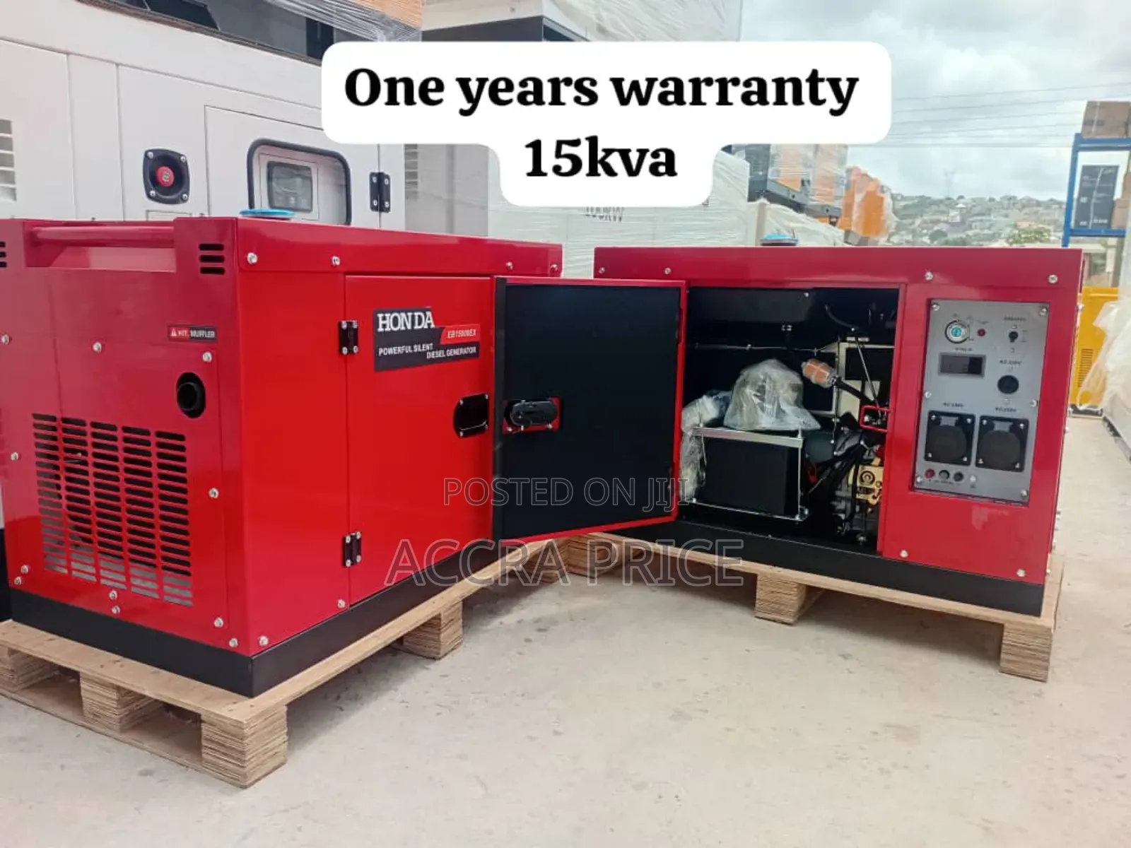 Uninterrupted Power 15kva Honda Diesel Genset Remote Start