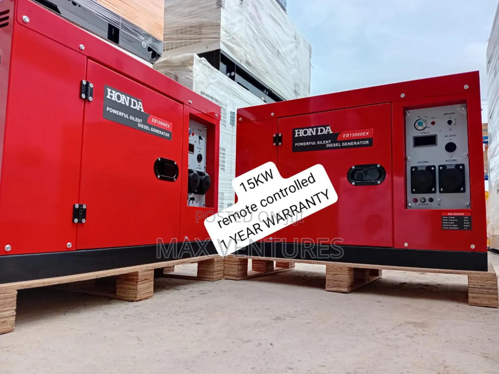 Voltvista Honda 15kva Diesel Generator