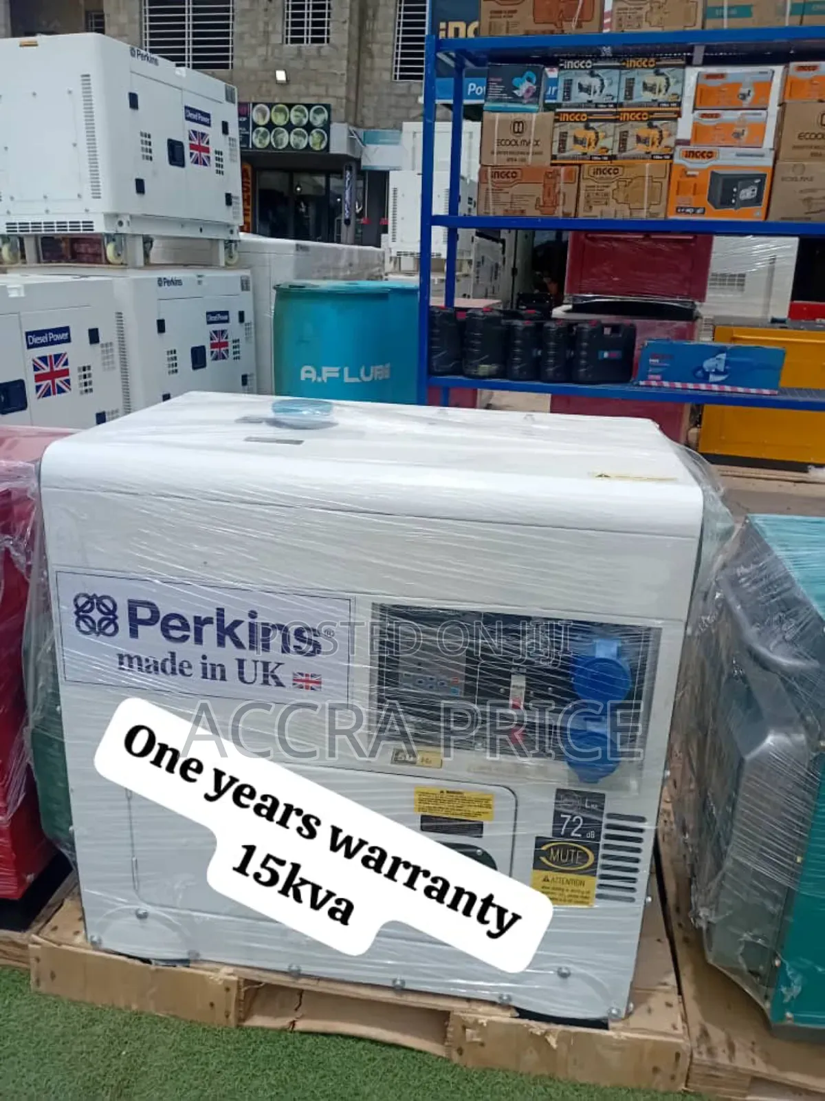 Uninterrupted Power 15kva Perkins Diesel Generator 13kw Uk