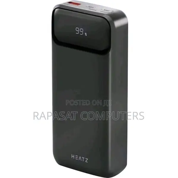 Heatz Triple 20000mah Black Hp1 22w Fast Charging Power Bank