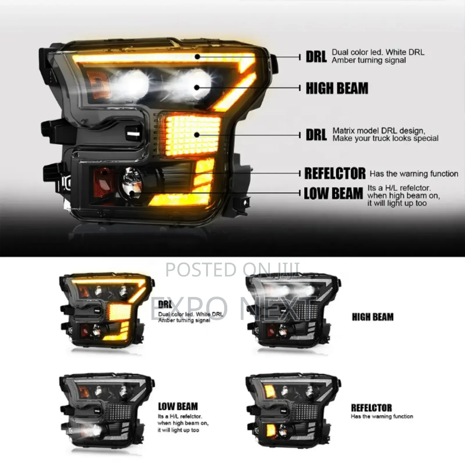 Led F150 Headlight for Ford F150 2015-2017