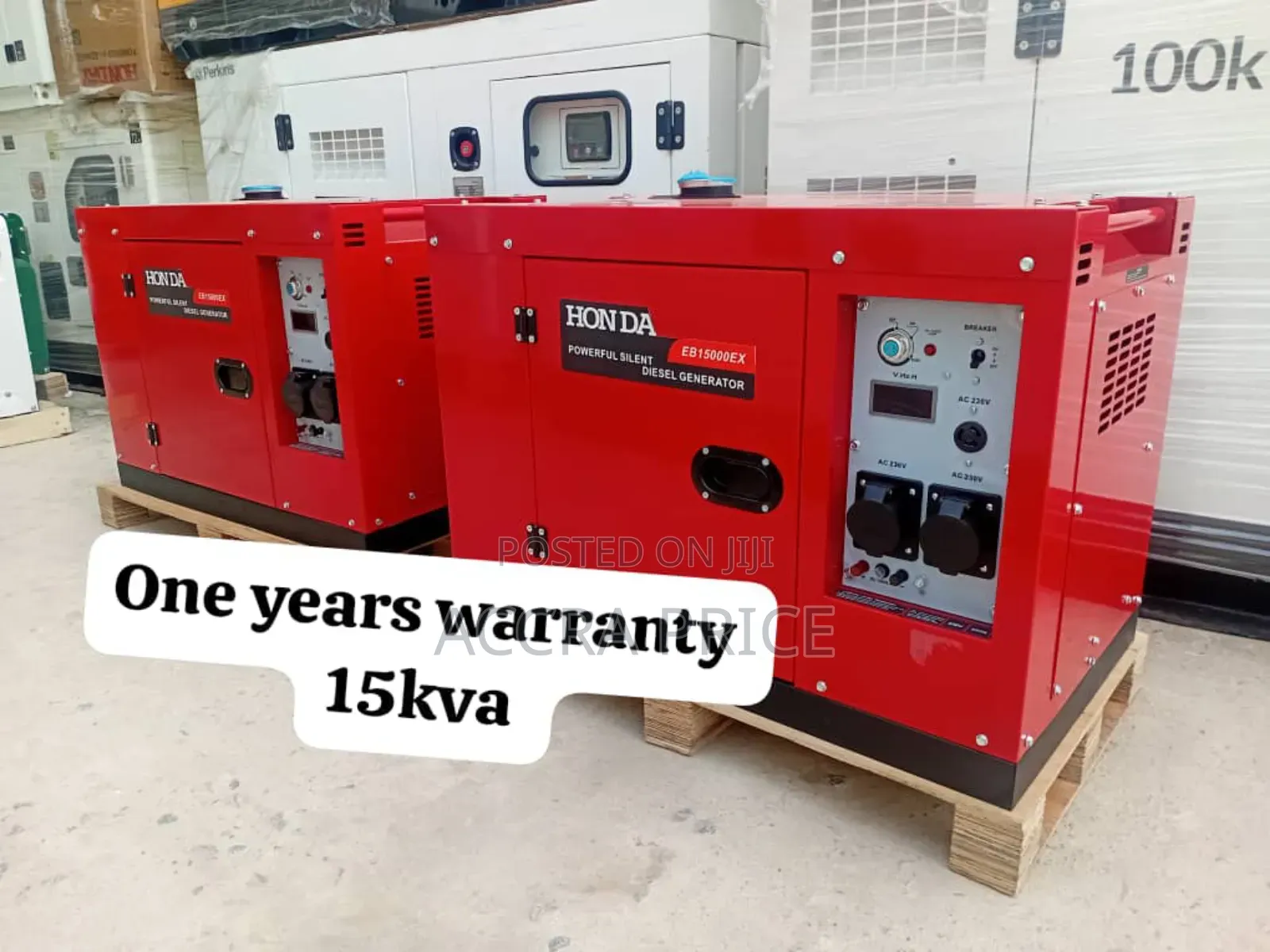 Powering Possibilities 15kva Honda Diesel Remote Start Gen
