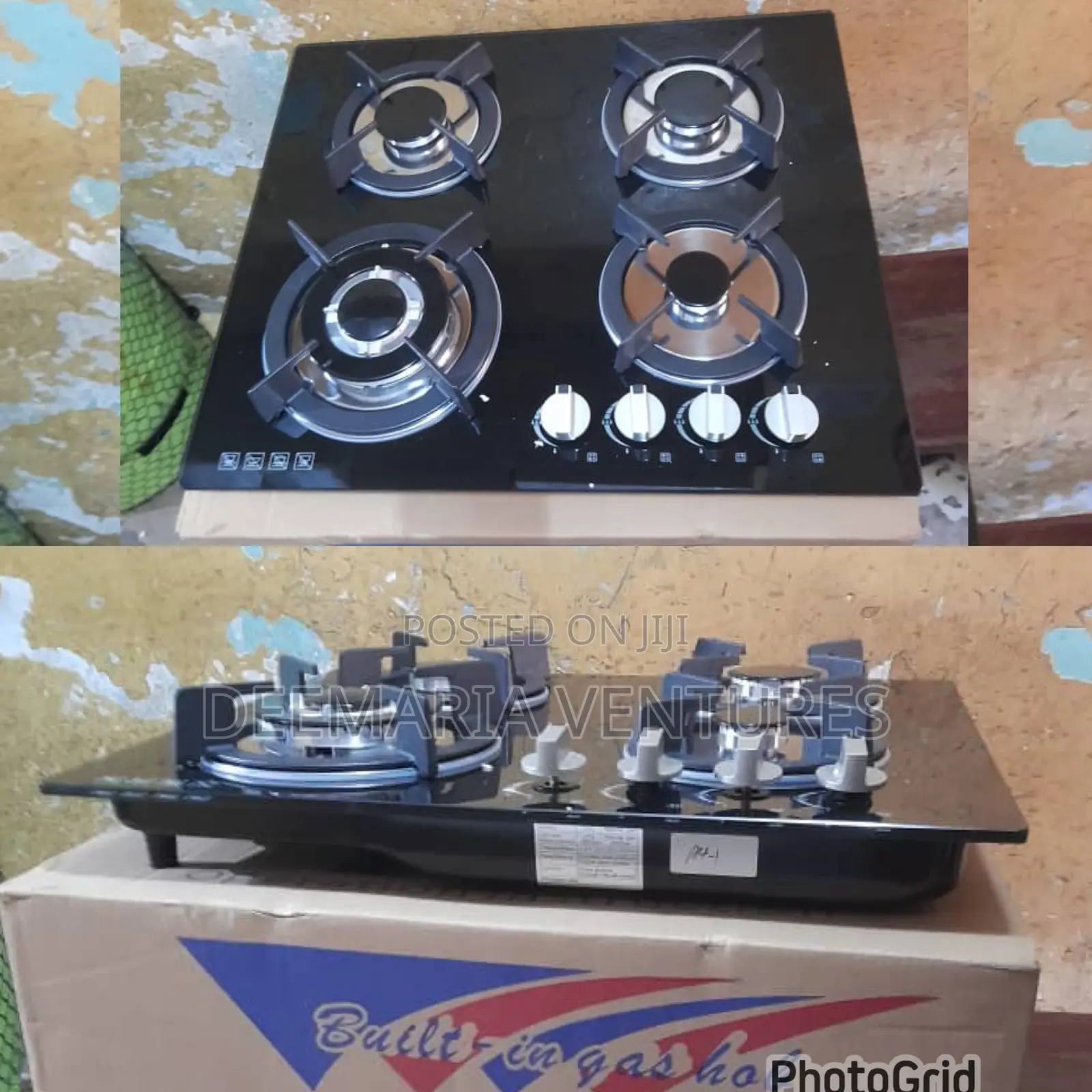 Quality Built in 4 Burner Auto Ignition Glass Top Gas Hob