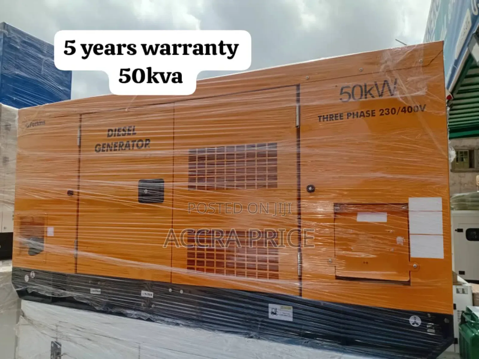Hassle Free 50kva Perkins Diesel Generator 50kva 45000watts