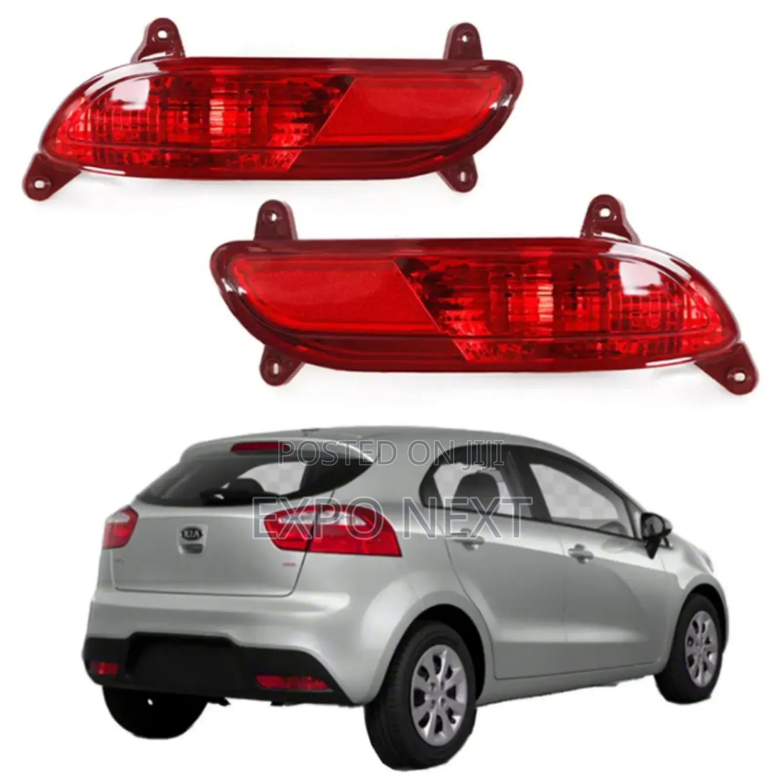 Bumper Fog Light Reflector for Kia Rio Hatchback 2012 -2015