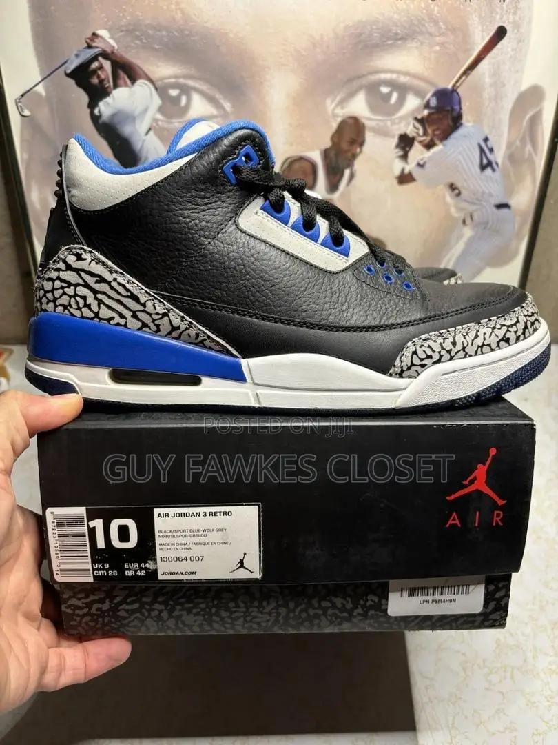 Air Jordan 3 Retro Sport Blue