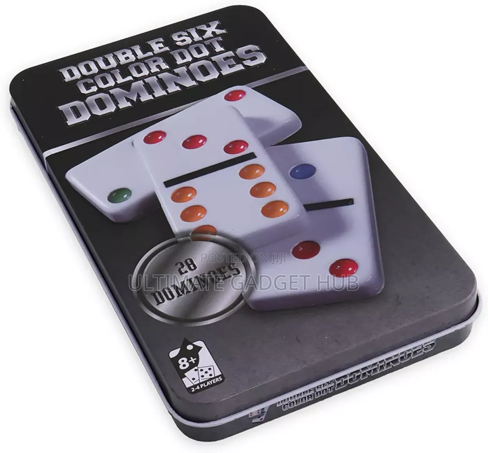 Double Six Colour Dots Dominoes