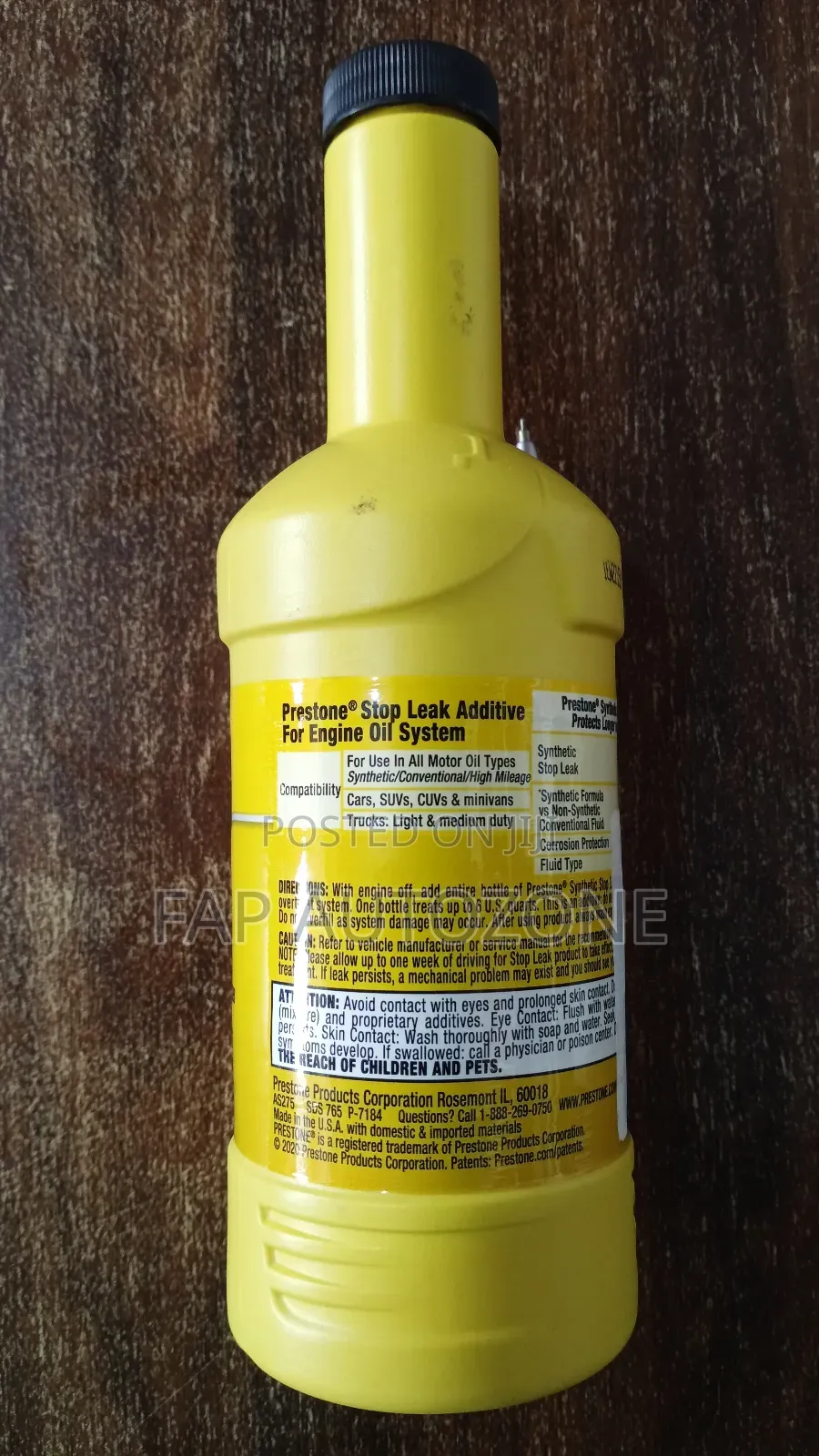 10421. Original Prestone Engine Stop Leak From Usa