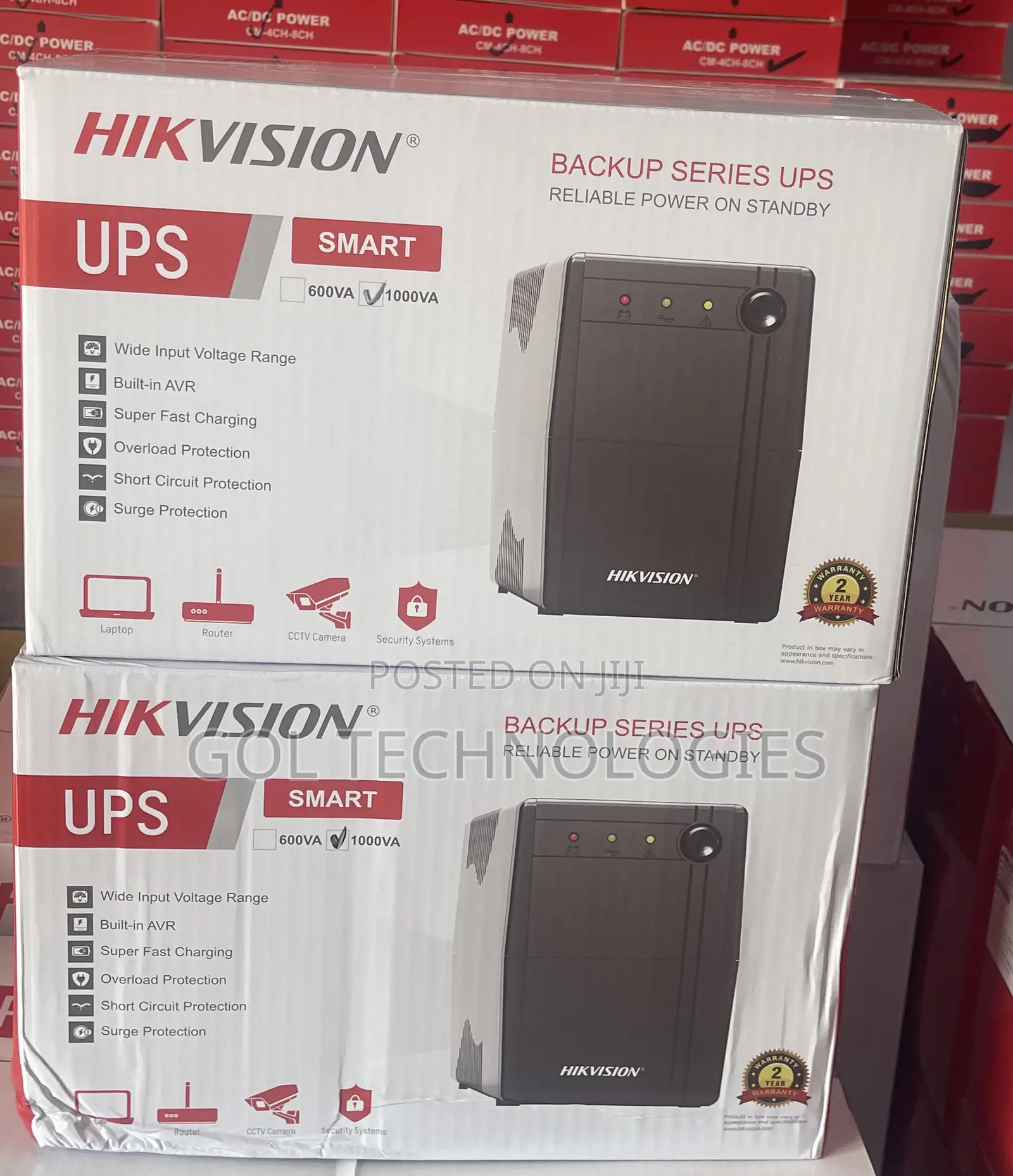 1000va Ups Hikvision Backup Series Ups