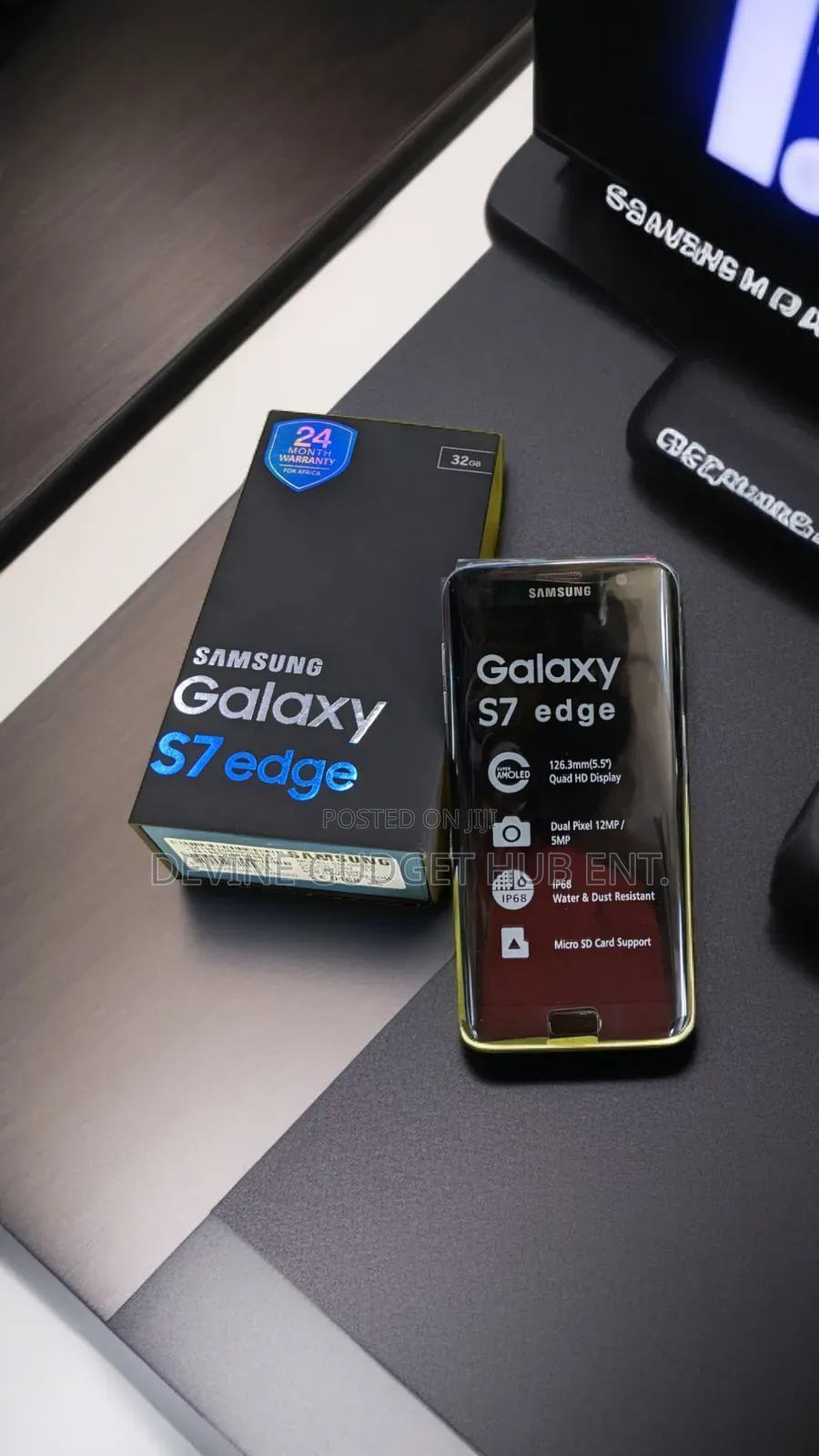 New Samsung Galaxy S7 edge 32 GB Black