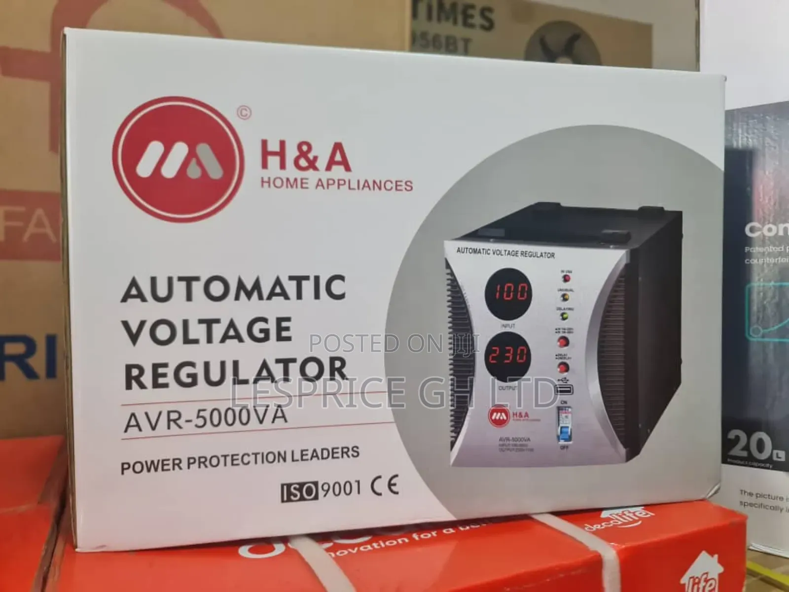 H a 5000va Regulator ~ Digital Display