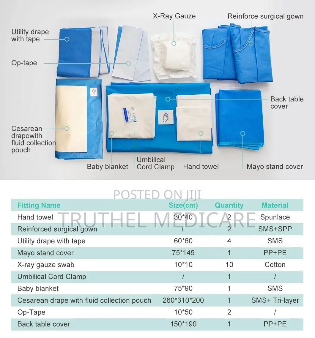 Sterile Ceaserian Pack Set - Cs Pack