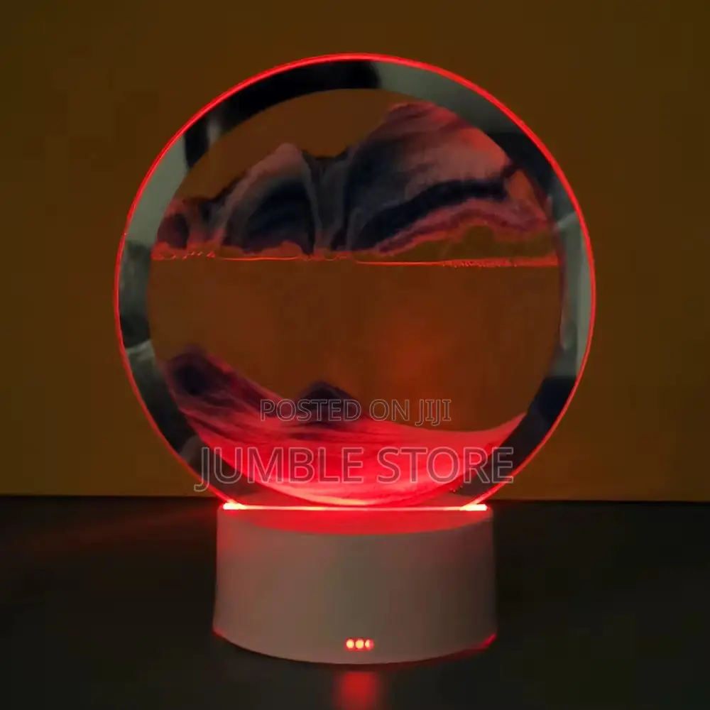 6color Led Flowing Sand Table Lamp