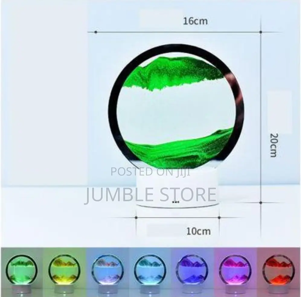 6color Led Flowing Sand Table Lamp