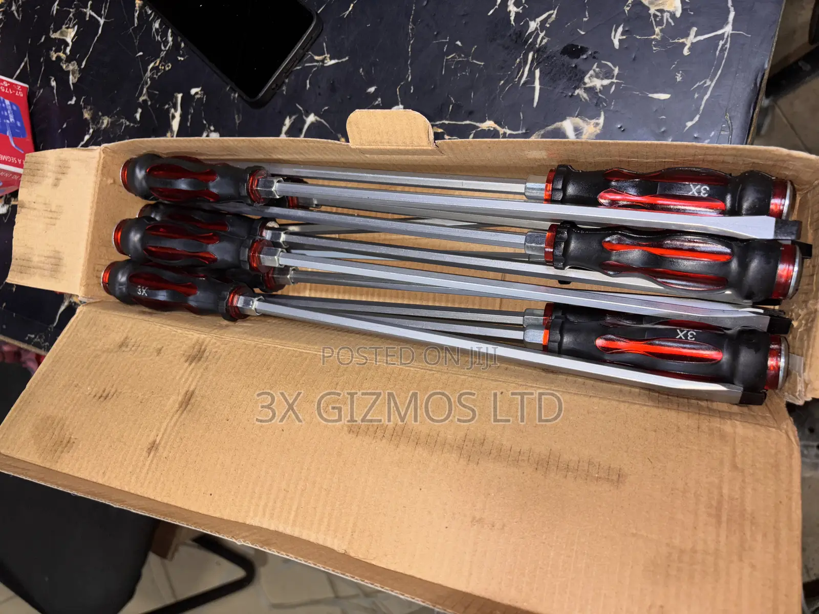 10” and 12” Flat Screwdrivers.