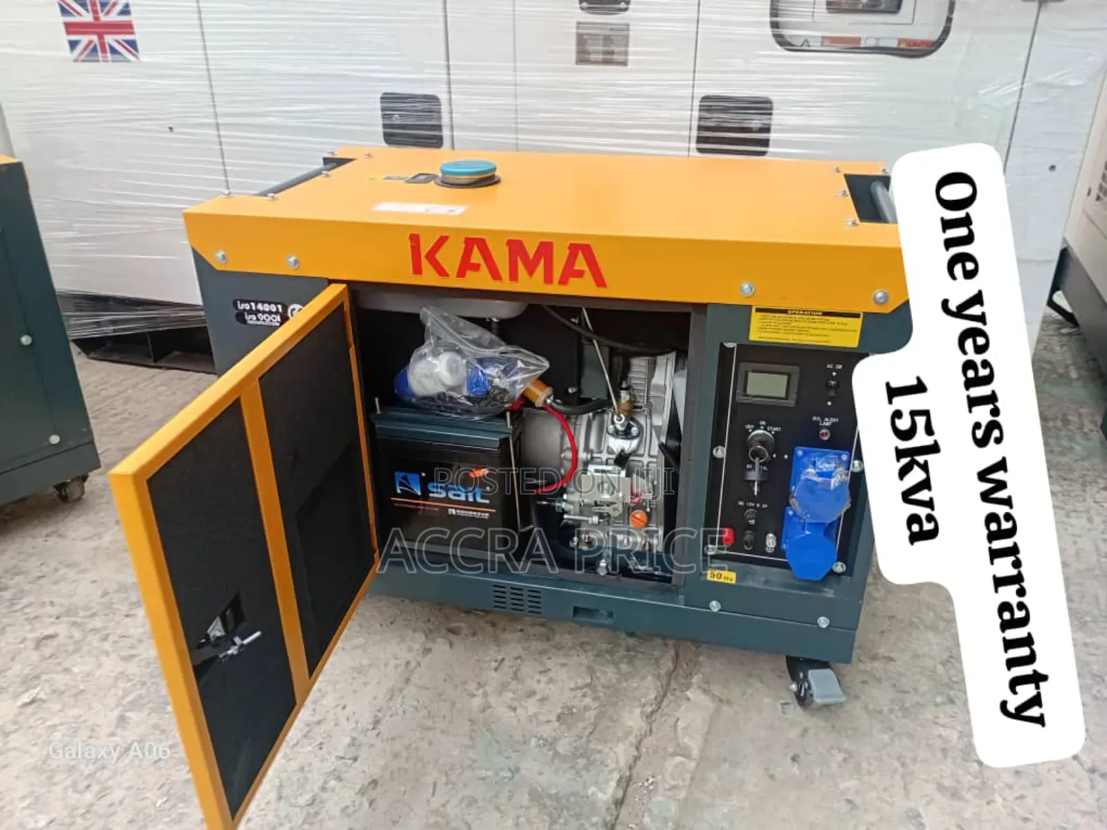 Artistic Design Kama 15kva Diesel Generator 15kw Keystart
