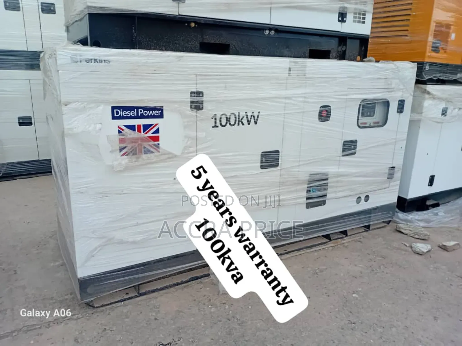 Artistic Perkins 100kva Diesel Generator 100kw Push Start