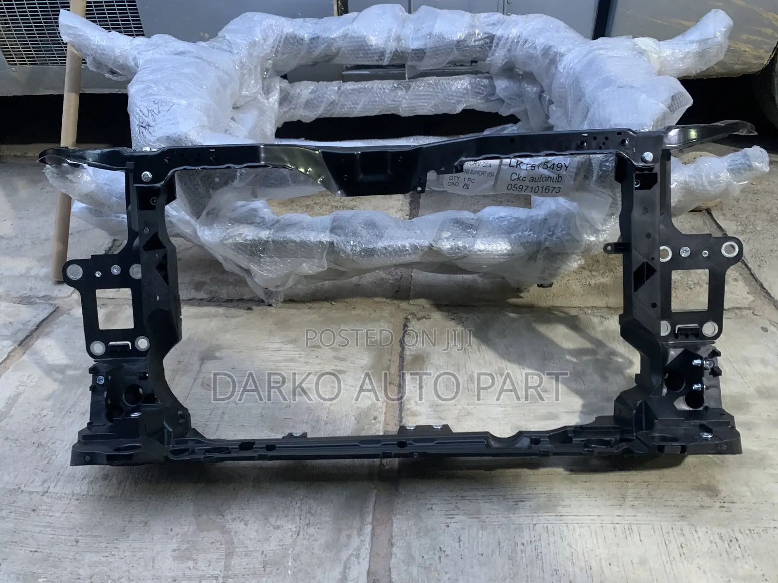 Radiator Support for a 2016-2021 Honda Civic.