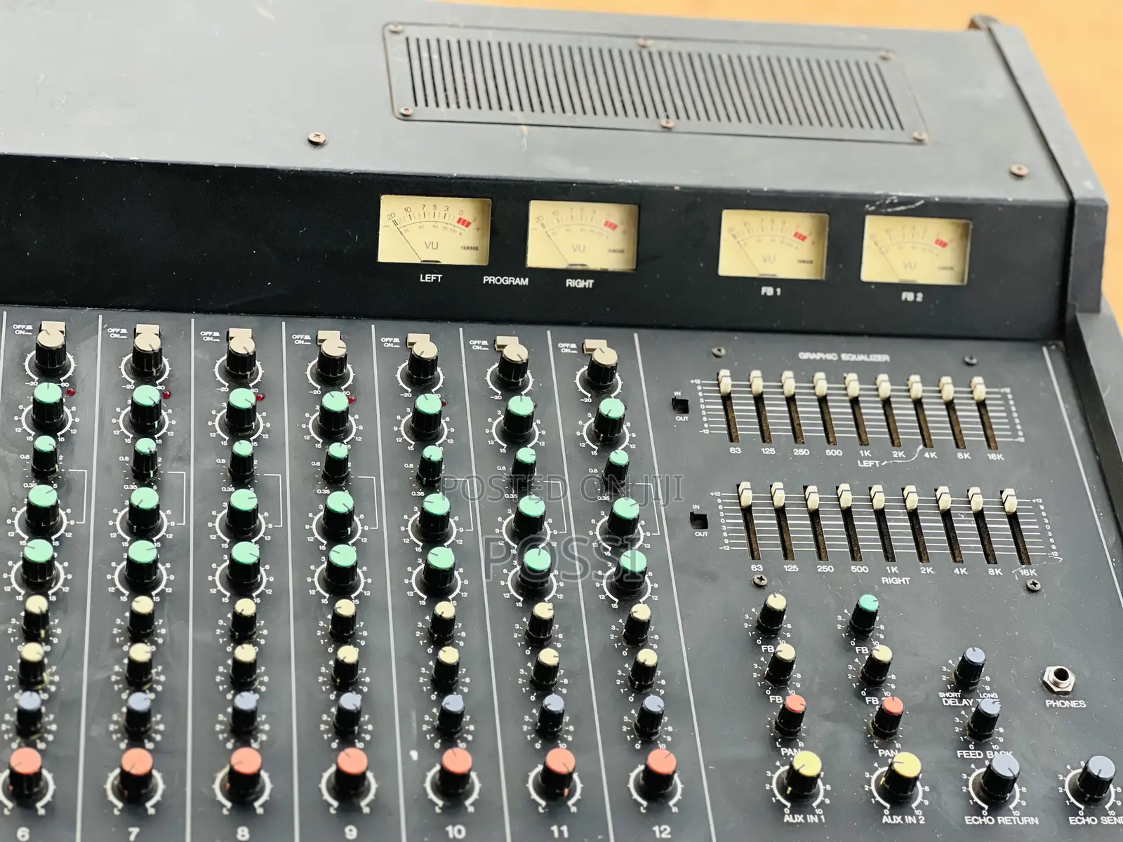 16 Ohms Powered Mixer From Europe