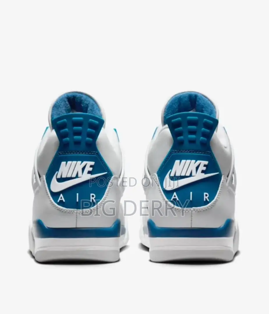 Air Jordan 4 Blue and White