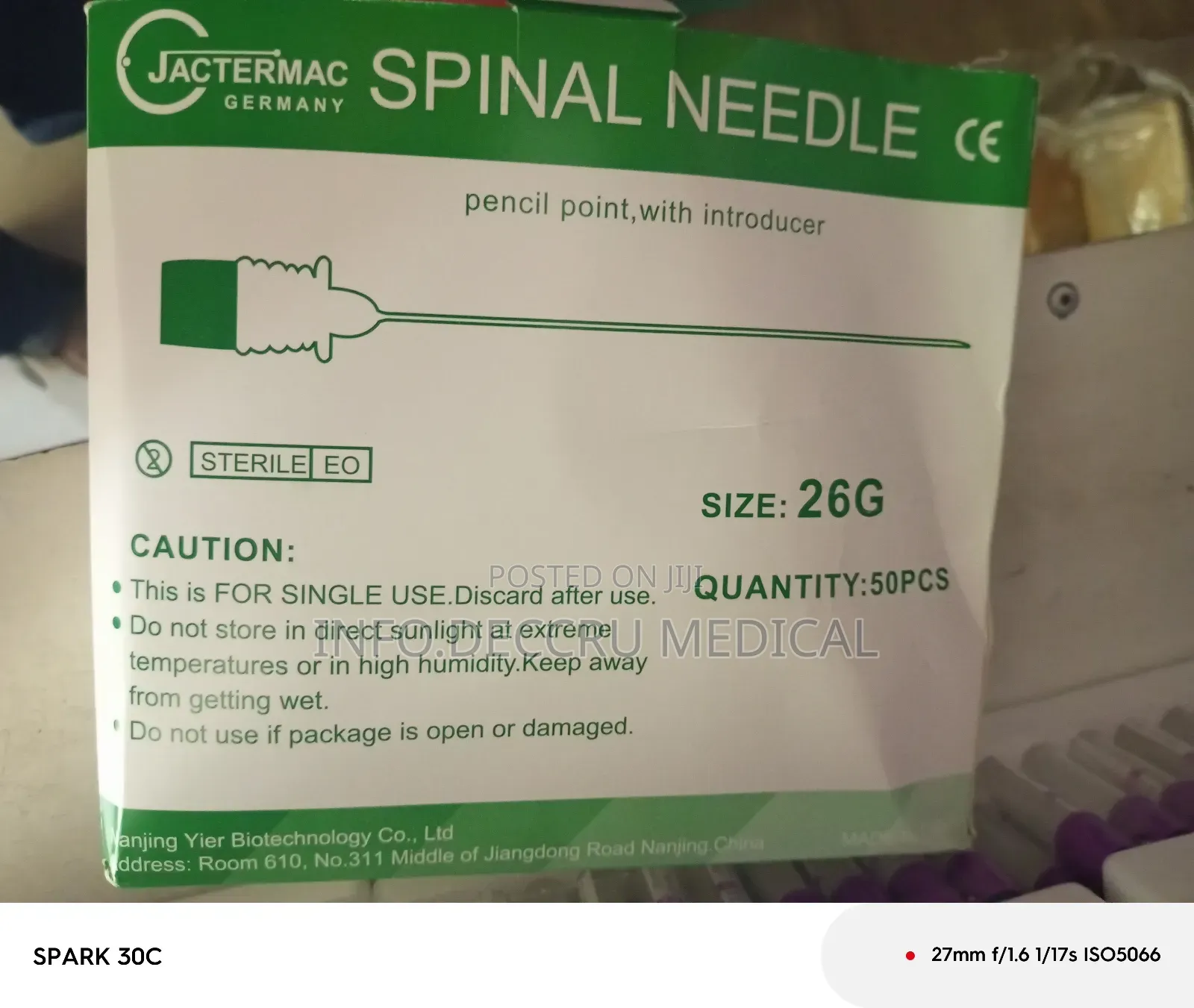 Spinal Needle (Pencil Point With Introducer)
