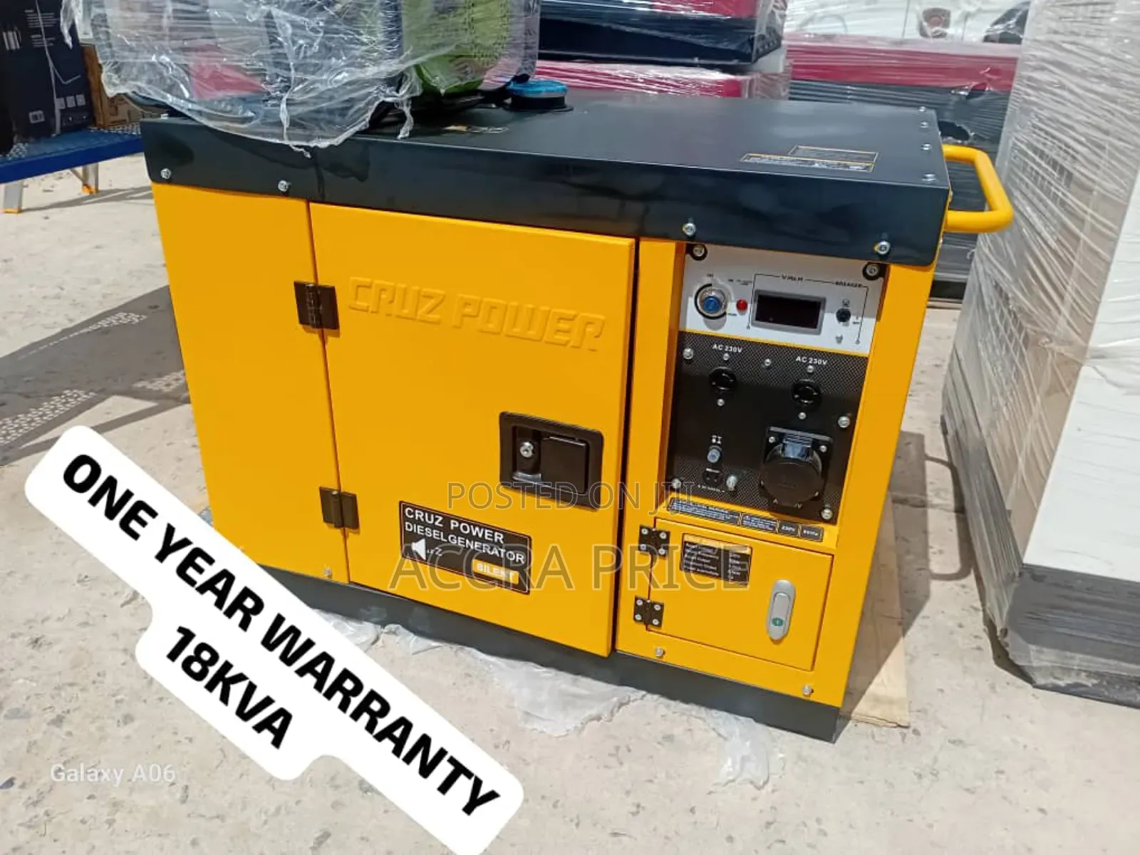 Classic 18kva Cruz Power Diesel Generator 100% Copper Engine