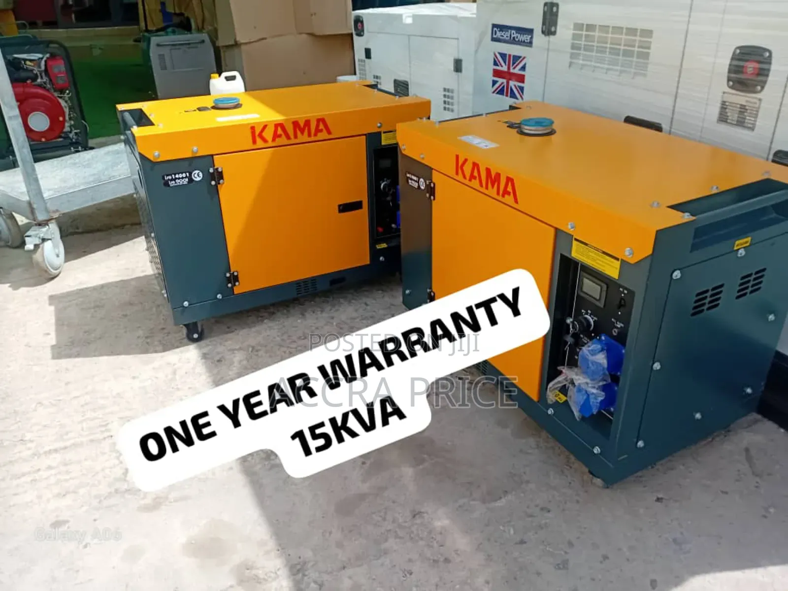 Classic 15kva Kama Diesel Generator 100% Copper Engine