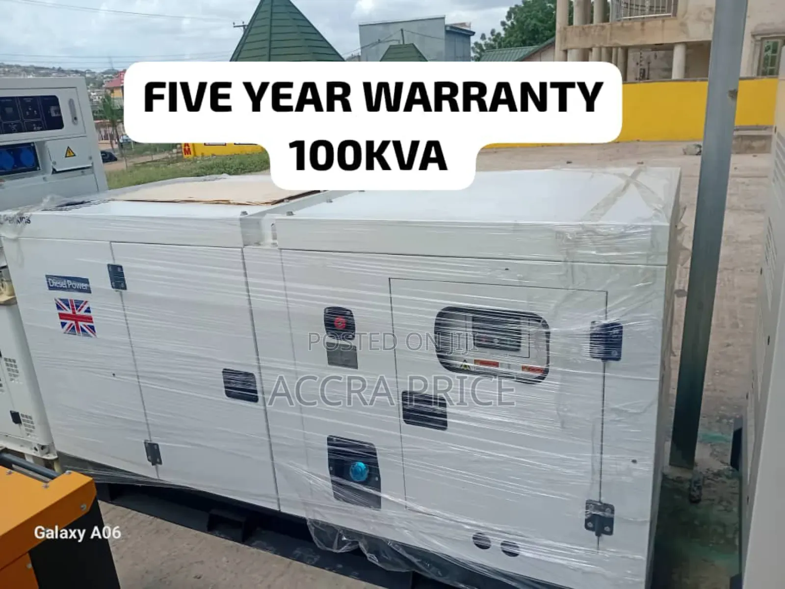 Water Cooled 100kw Perkins Diesel Generator 100kw Diesel Gen