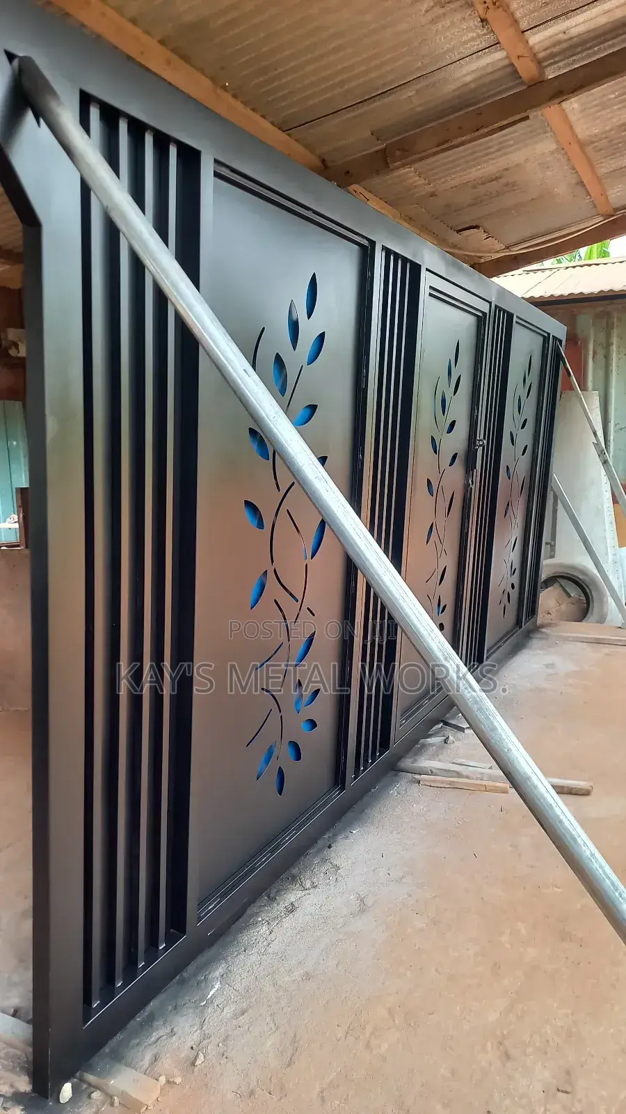 Modern Designer Metal Sliding Gate | Custom Steel Gate