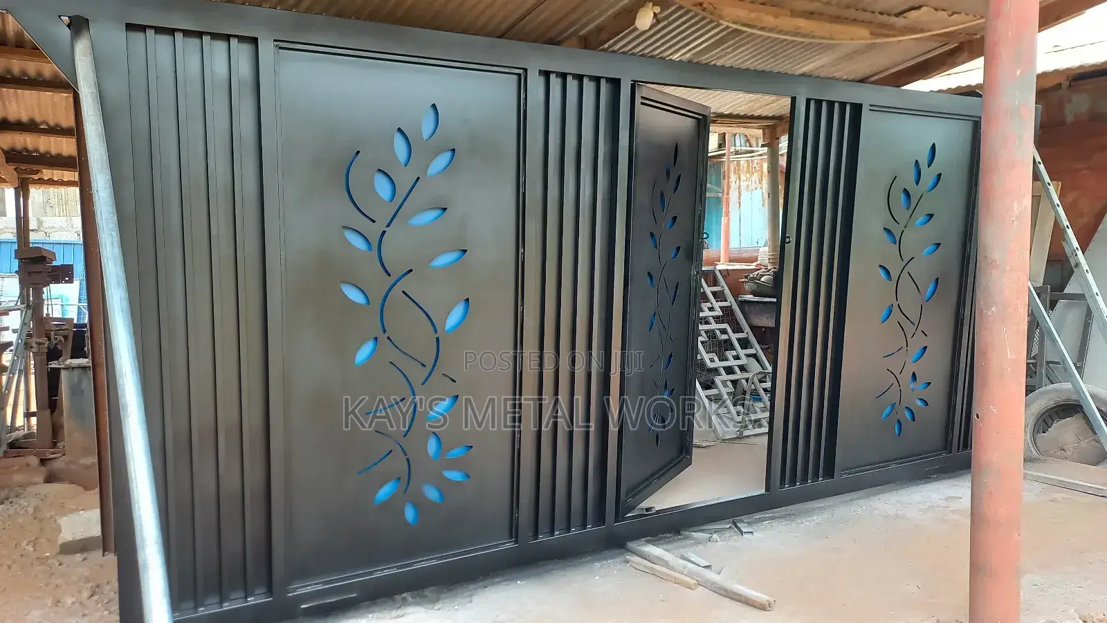Modern Designer Metal Sliding Gate | Custom Steel Gate